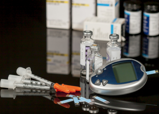 image of diabetes supplies